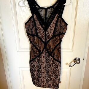 Black cocktail dress